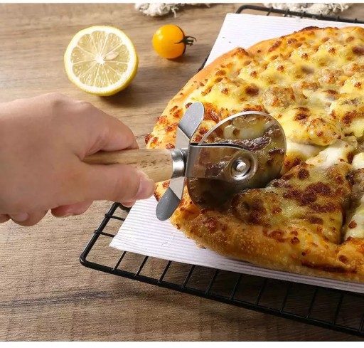 NÔŽ NA PIZZU OKRUHÝ NÔŽ NA KRUHOVÉ KRÚŽANIE PIZZY