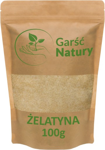 Potravinová bravčová želatína 100g Vysoká kvalita na KOSTNÉ KĹBY Poľsko 0,1kg