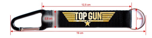 Kľúčenka Top Gun s karabínkou