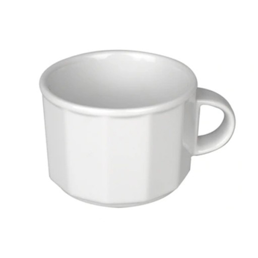 MERKURY LUBIANA biely porcelánový pohár, 250 ml