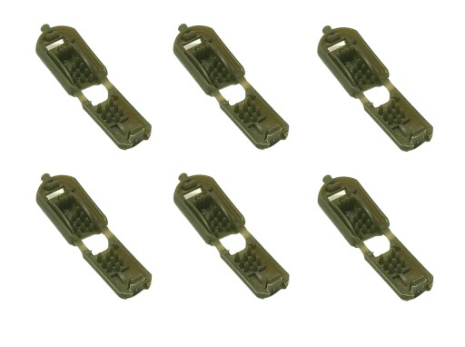 KONCOVÁ SVORKA 5mm 6ks OLIV.ZELENÁ