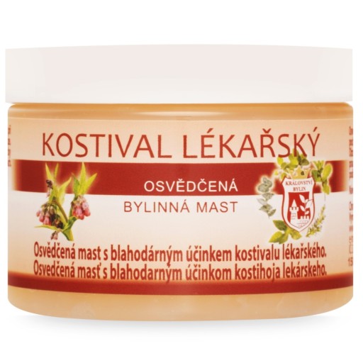 Kostihojová masť na bolesť svalov, rany, popáleniny, bylinky 150 ml Putorius