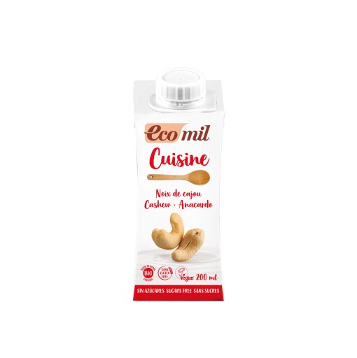 ECOMIL Krém z kešu orieškov, nesladený, na varenie