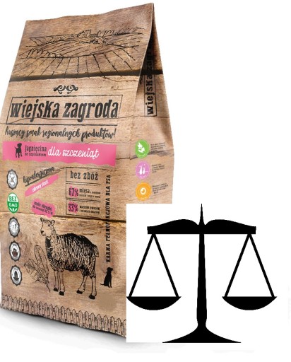 Wiejska Zagroda Puppy LAMB SPIN 500g HMOT