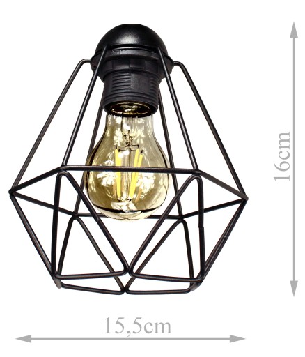 KOVOVÉ TIIETO LAMPY DIAMANTOVÝ DRÔT, 8 FARIEB