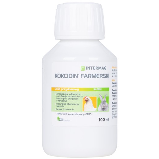 FARMER'S COCCIDIN kokcidióza hydina králiky 100ml