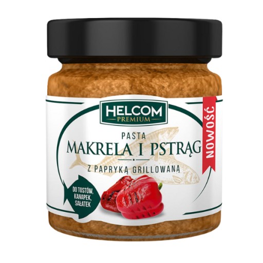 Helcom Pasta makrela a pstruh s grilovanou paprikou