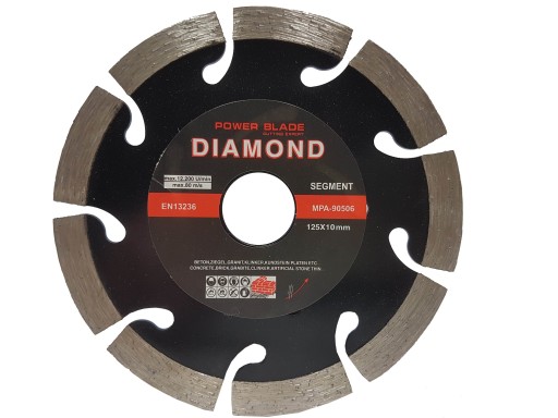 SEGMENTOVANÝ BETÓNOVÝ DIAMANTOVÝ DISK KOCKOVÝ 125mm