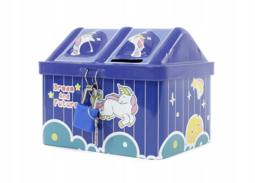 PRASIATKO, KOVOVÝ KUFOR s visiacim zámkom UNICORN