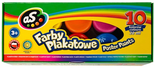 ASTRA SCHOOL FARBY NA PLAKÁT AKO 10 FARIEB 20 ml