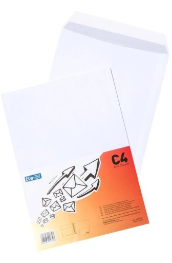 Obálky BANTEX C4 HK pre formát A4 50KS biele