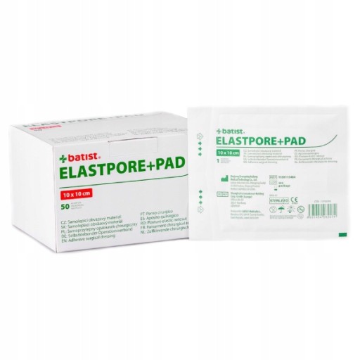 BATIST ELASTPORE + samolepiaca PAD 10x10cm 1 ks