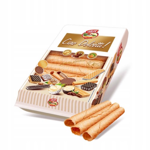 Ciao Dolcetti tuby na maslo prázdne Lumar 350G