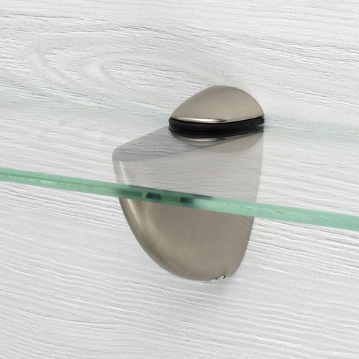 PELIKAN SKLENENÁ POLICA RÚČKA L: 100MM INOX