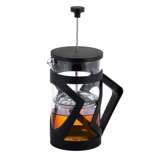 SKLENENÝ PIVOVAR ČAJ džbán KÁVA BYLINKY 350 ml French Press KAMILLE