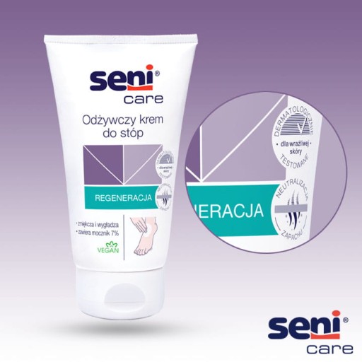 Seni Care výživný krém na nohy s ureou 100ml