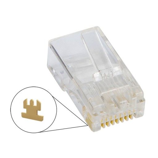 8p8c RJ45 telefónna zástrčka pre drôt / 9332 / TEL0004-1