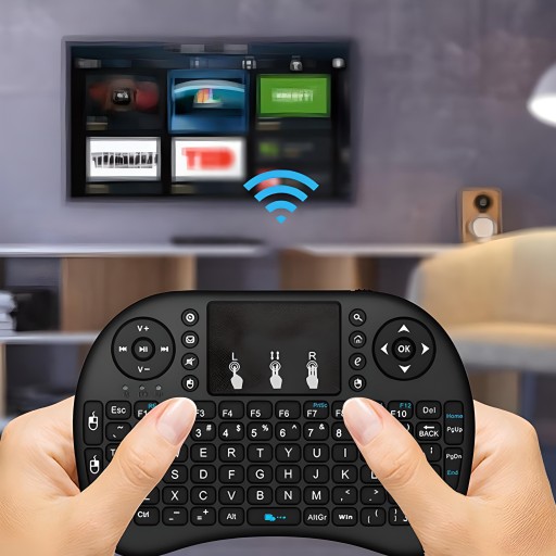 BEZDRÔTOVÁ KLÁVESNICA DOTYKOVÝ OVLÁDAČ S DIAĽKOU MYŠI PRE i8 SMART TV