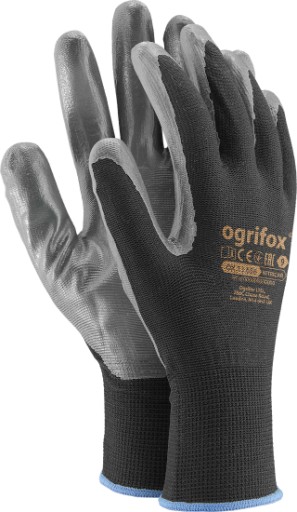 Pracovné rukavice NITRILE Ogrifox OX-NITRICAR BS r10