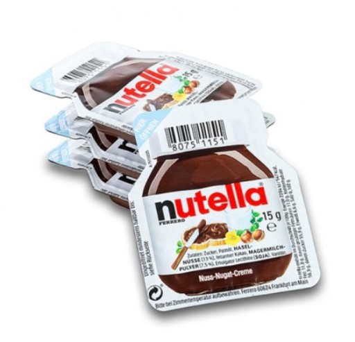 Nutella Ferrero mini čokoládový orieškový krém na natieranie na chlebíčky 15g