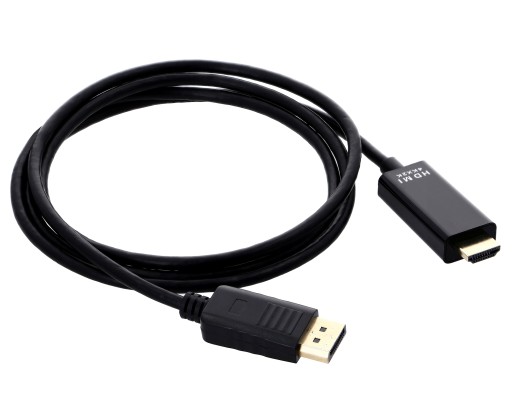 DISPLAY PORT na kábel HDMI 1.8M 4K DP DisplayPort