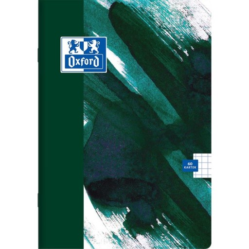 Oxford Paint kockovaný notebook A4 60 listov Mix