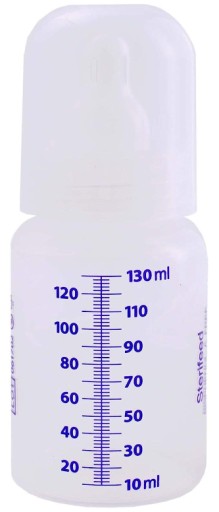 jednorazová dojčenská fľaša + cumlík 130 ml