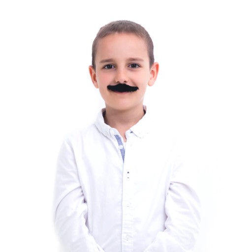 Umelé čierne fúzy, sada 6 kusov. Silvestrovský maškarný ples