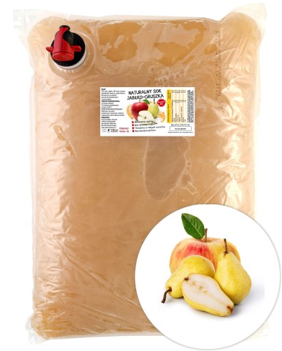 JABLKO HRUŠKOVÁ ŠŤAVA, LISOVANÁ 100% NFC 5L DARČEK