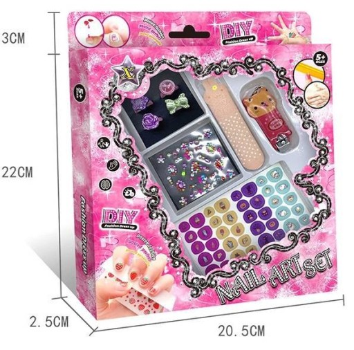 CREATIVE NAIL BEAUTY SET + NÁLEPKY