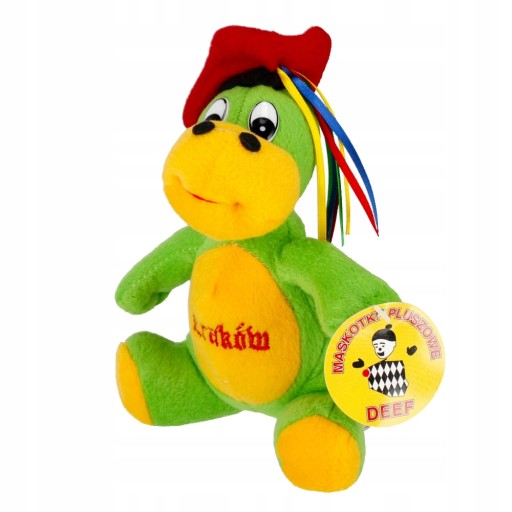 Plyšová hračka 20cm Sediaci drak Wawelski Kraków