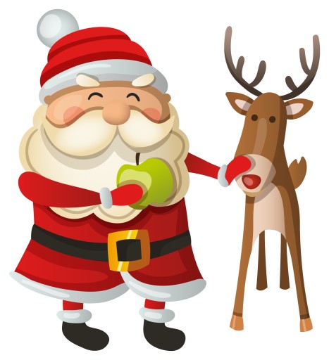 NÁLEPKA NA OKENNÉ SKLO ZRKADLO SANTA CLAUS