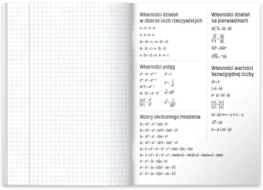 Matematický zošit A5, štvorčekový, s hárkom Herlitz, 60 kariet x 2