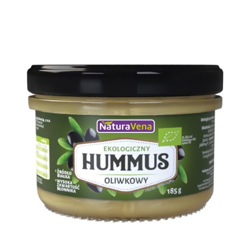 HUMMUS S BIO OLIVAMI 185 g - NATURAVENA