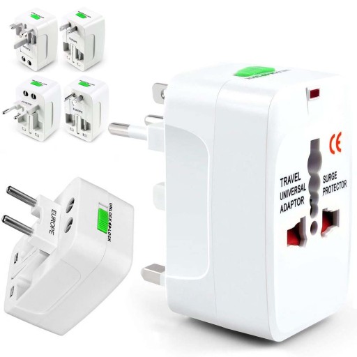 SIEŤOVÝ ADAPTÉR PL USA UK EÚ ČÍNA ZÁSUVKOVÝ ADAPTÉR CESTOVNÉ POUZDRO