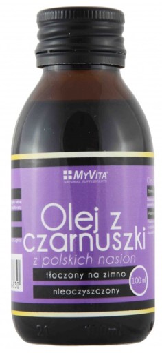 Nerafinovaný olej z čiernej rasce Myvita 100 ml