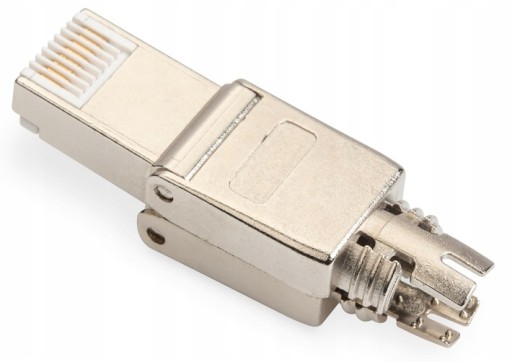 RJ45 cat.6A STP FTP konektor, bez náradia, 10Gb POE+