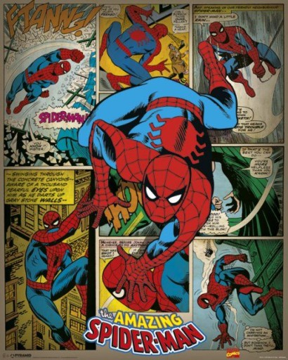 Plagát Marvel Comics Spiderman pre chlapca 40x50cm