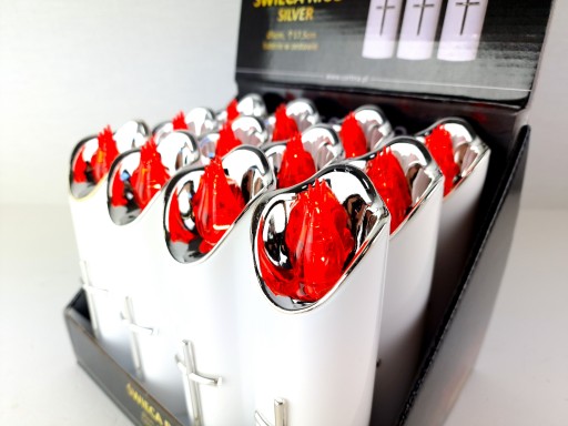 VEĽKÁ LED VLOŽKA SVIEČKY NAPÁJANÁ AKUMULÁTOROU 17cm PRE GRANES VLOŽKY SVIEČKY