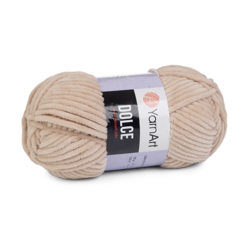 100g YarnArt Dolce svetlobéžová polyesterová priadza 771