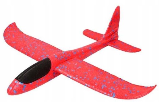 Veľký klzák do lietadla polystyrénová penová šípka 46cm
