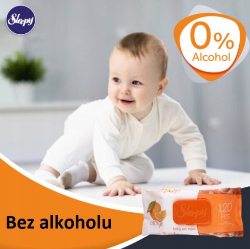 VLHČENÉ Utierky SPÁNKY 120 ks VLHČENÉ 0 ALK VOŇANÉ UZÁVIERKA