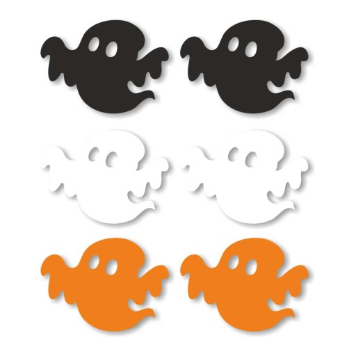 papierové slamky GHOSTS HALLOWEEN duchovia x6