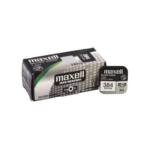SR41SW strieborná batéria Maxell náhrada AG3, 384, 736, 392