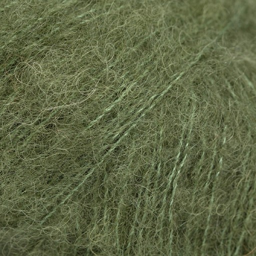 Priadza Drops Brushed Alpaca Silk 32 Moss Green