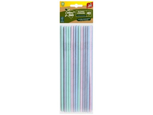 LÁMANIA SLÁMKY NA NÁPOJE Jan Niezbędny pastel 40 KS x 2 BAL.