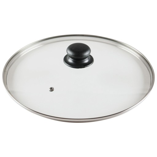 SKLENENÁ pokrievka, pokrievka na hrnce, panvice, panvice, univerzálny gombík, 30 cm