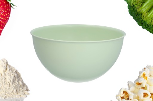 KUCHYŇSKÁ misa na šľahanie šalátu, 28cm, zelená, plast, veľká misa, 6l