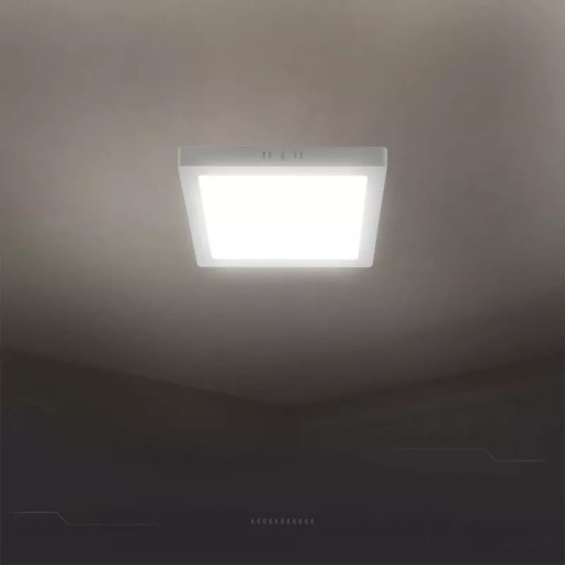 V-TAC LED panel Prisadené prémiové stropné svietidlo 18W štvorcové 220x220 VT-61018 40