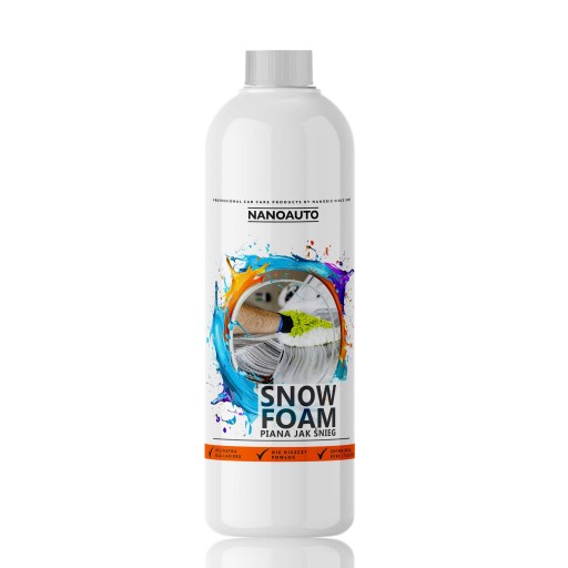NANOAUTO SNEHOVÁ PENA - biela aktívna pena 1 liter